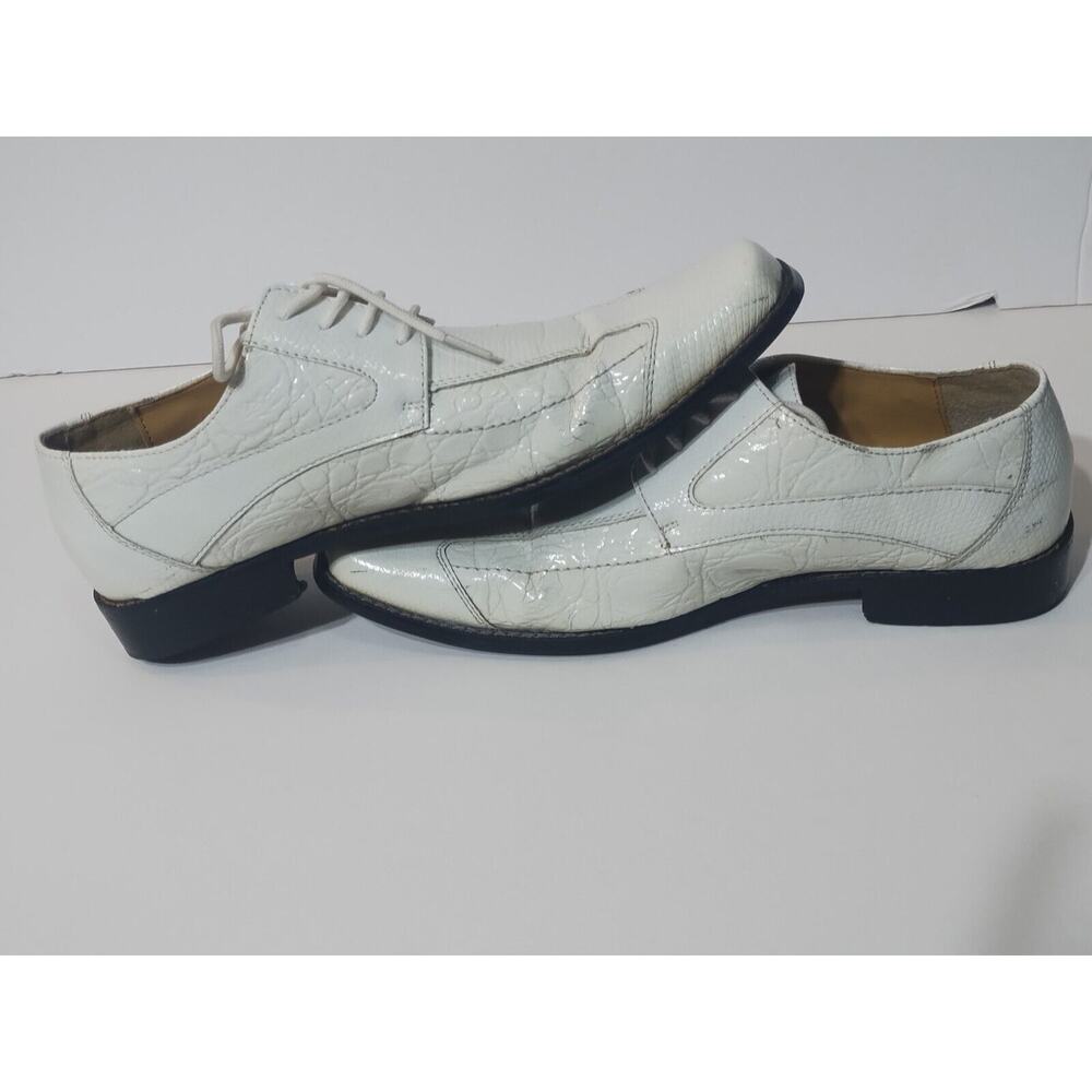 Roberto Chillini Mens Black Oxford Dress Shoes Size US 9